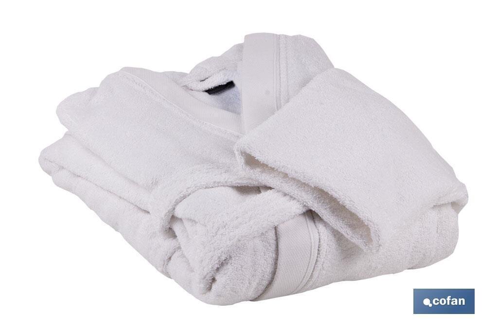 ALBORNOZ BLANCO GR.500/M2 MODELO PALOMA TALLA XL