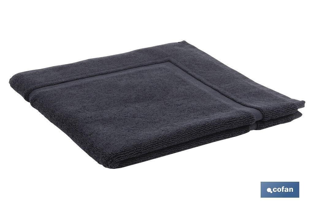 ALFOMBRA BA�O NEGRO GR.1000 MODELO BRILLANTE 60X60cm