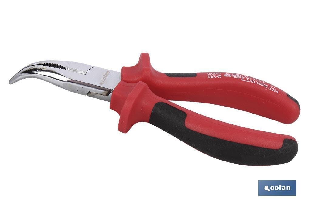 ALICATE TELEF. BOCA CURVA 1000V 8"(200MM)