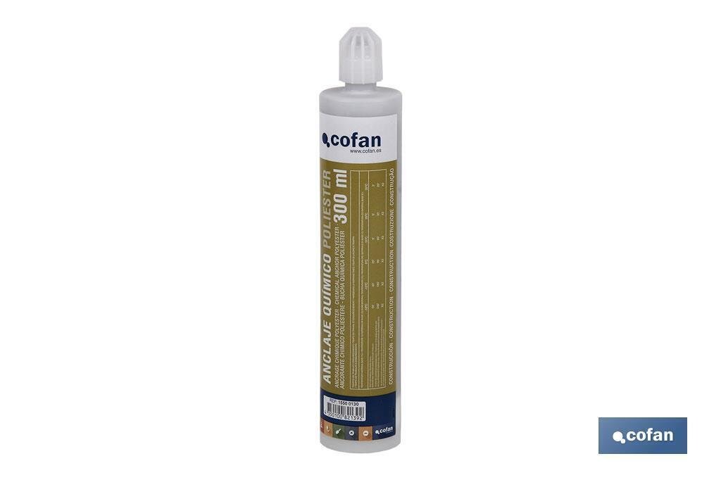 ANCLAJE QUIMICO POLIESTER S/ESTIRENO 300ML