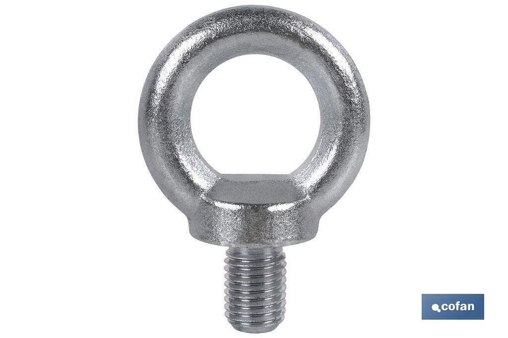 ANILLA ELEVACION MACHO DIN 580 M-18 ZN "venta unitaria"
