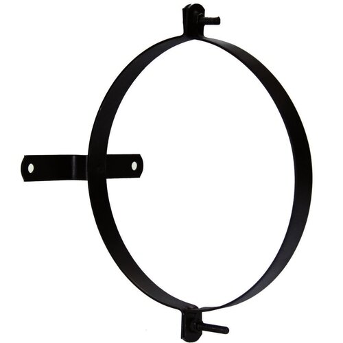 Abrazadera Para Tubo Estufa Vitrificada Con Soporte 110 mm. (2 Piezas)