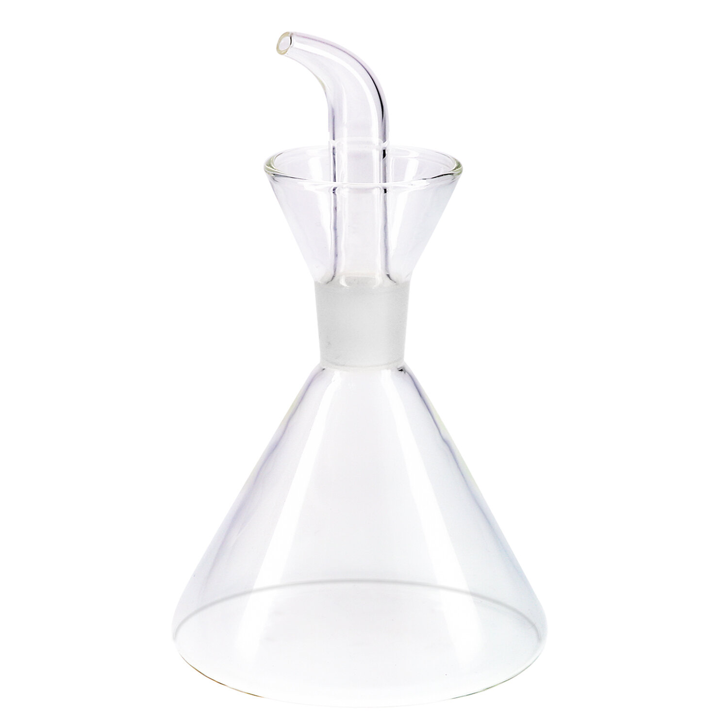 Aceitera De Cristal Con Sistema  Antigoteo, Capacidad 500 ml.