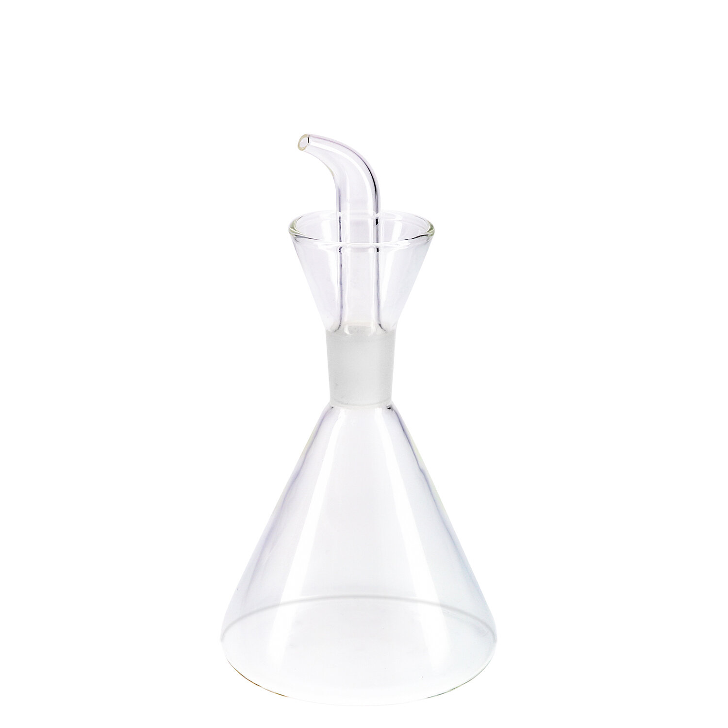 Aceitera De Cristal Con Sistema Antigoteo, Capacidad 250 ml.