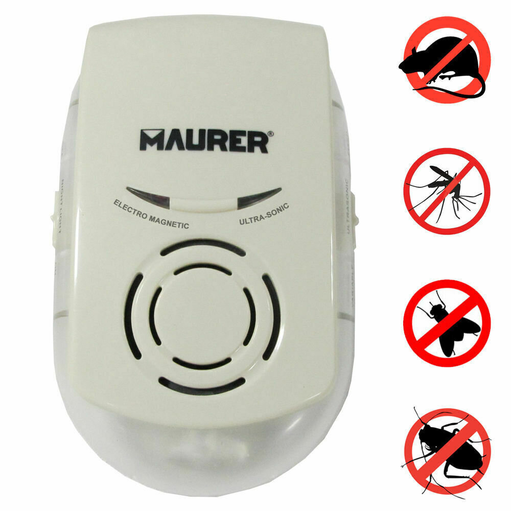 Ahuyentador Ultrasonidos y Electromagn�tico Para Ratones E Insectos