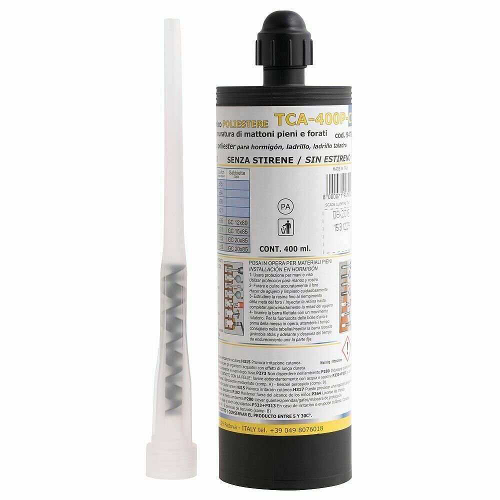 Anclaje Quimico  Poliester 400 ml.