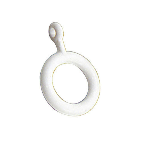 Anilla Visillo Blanca Tubo 12 mm. (Bolsa 200 unidades)