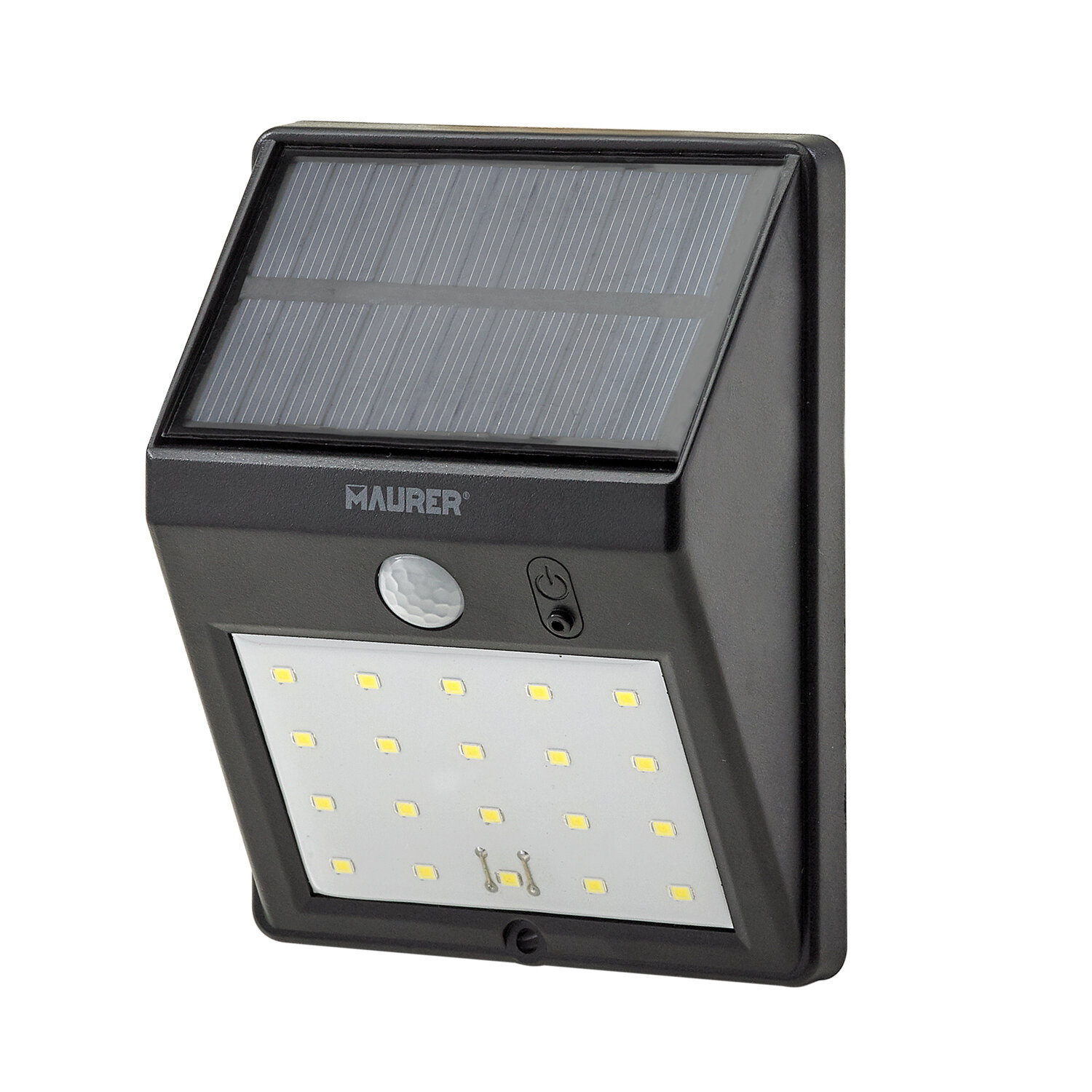 Aplique Solar Led 160 Lumenes Con Sensor De Movimiento y Crespuscular Ip65