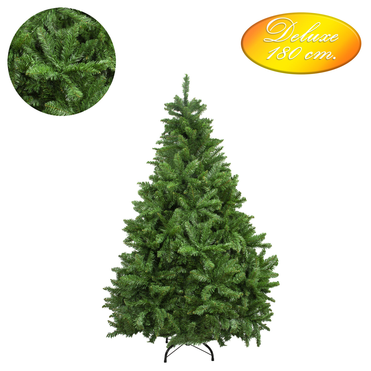 Arbol De Navidad Deluxe 180 cm. 1100 Ramas PVC