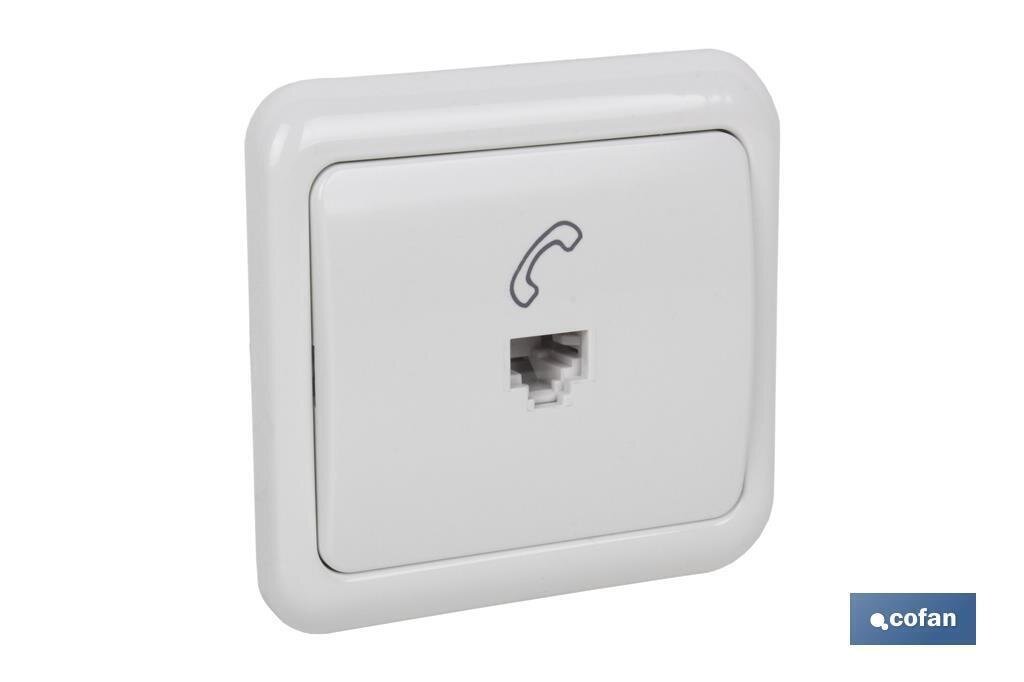 BASE DE EMPOTRAR BLANCA PARA TEL�FONO MODELO PACIFIC (MODELO ANTIGUO)