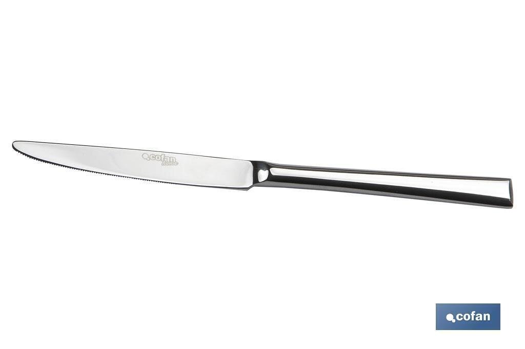 BL 2uds CUCHILLO DE MESA INOX C-18/10 MODELO BARI 2,5mm