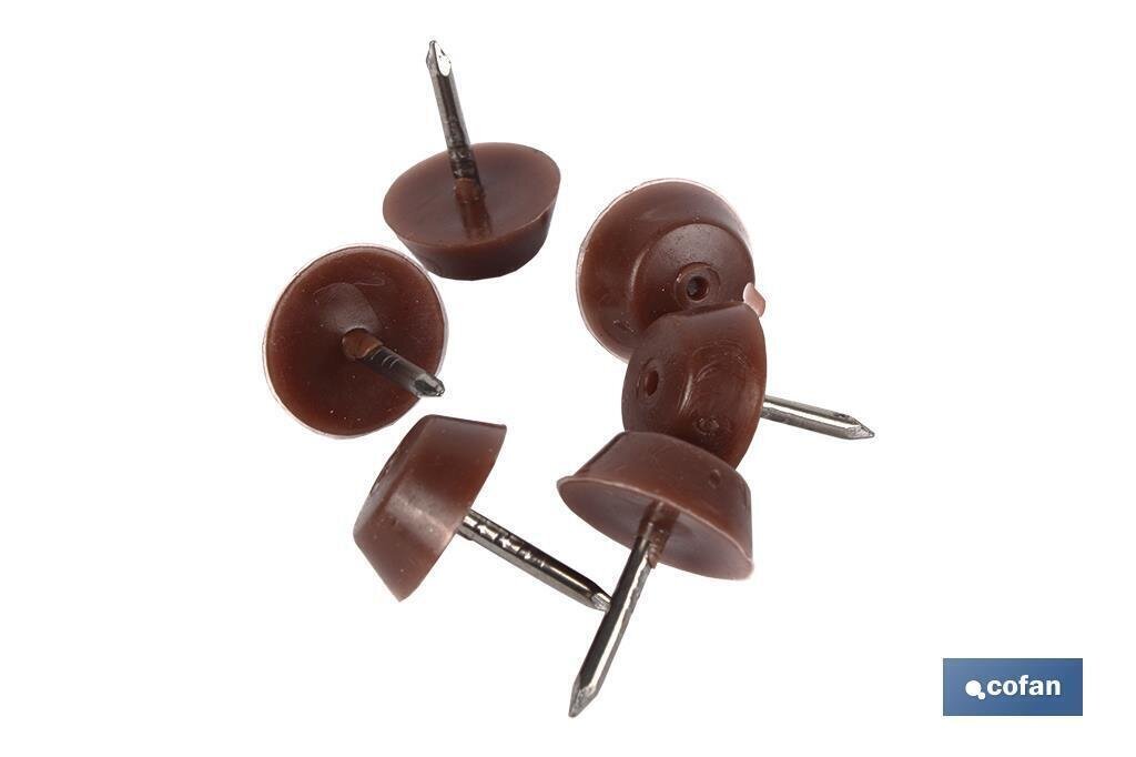 BL 6 UDS TOPE DE SILLA  MARR�N