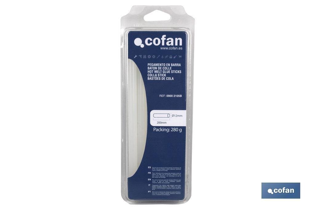 BLISTER COLA TERMOFUSIBLE �12/200MM TRANSP. 280gr.