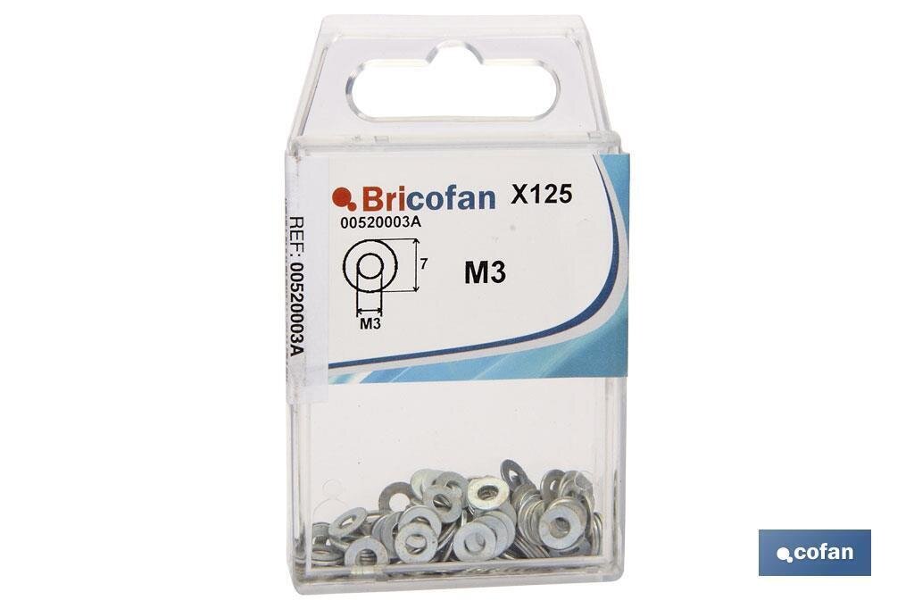 BL�STER DE 200 UDS. DIN-125 M-3 ZINC VENTA UNITARIA