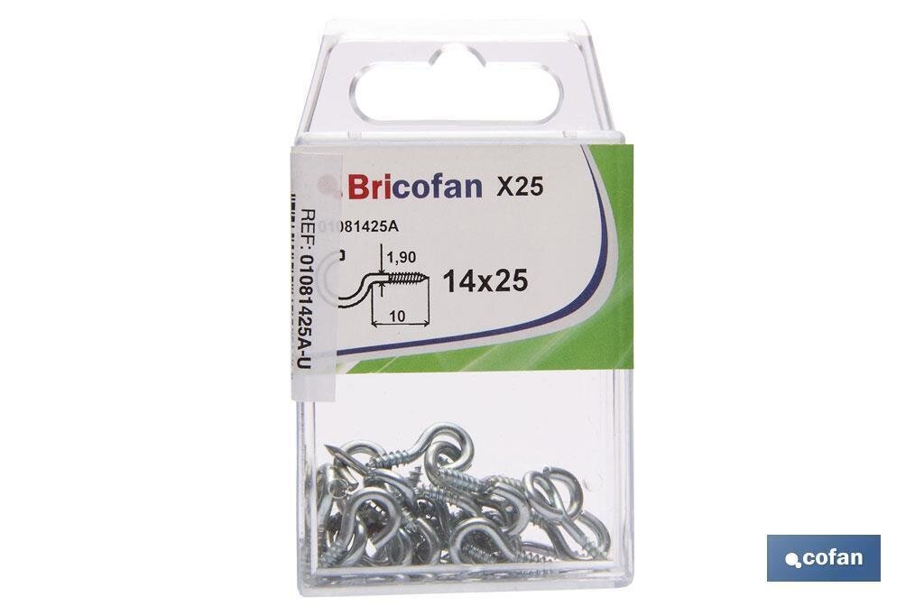 BL�STER DE 25 UDS. HEMBRILLA ABIERTA 16X30 VENTA UNITARIA