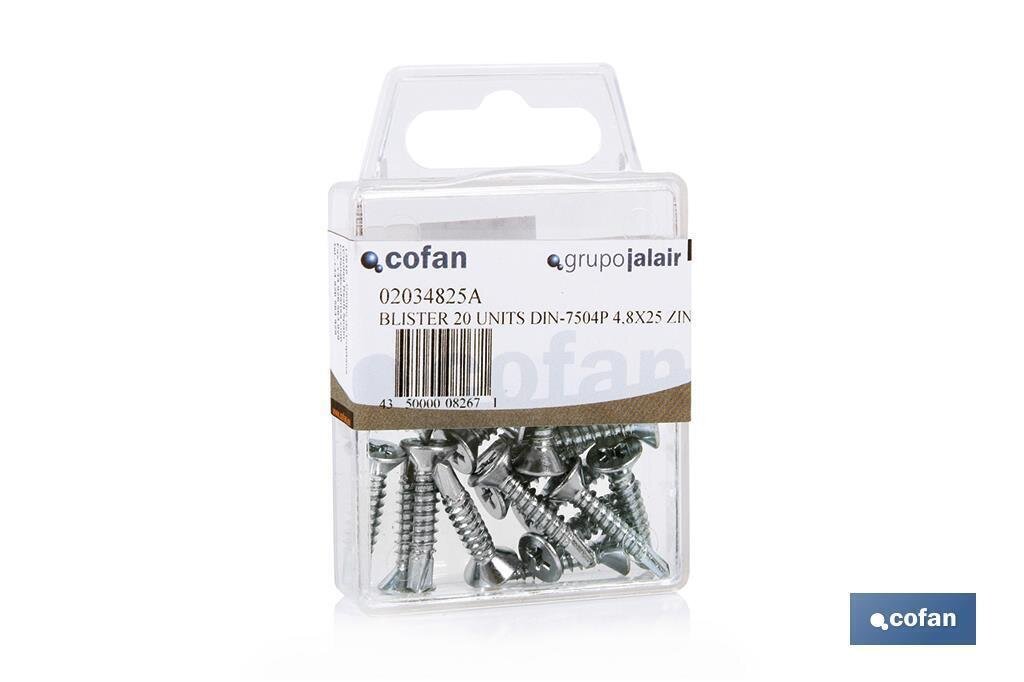 BL�STER DE 7 UDS. DIN-7504P 48X25 ZINC VENTA UNITARIA