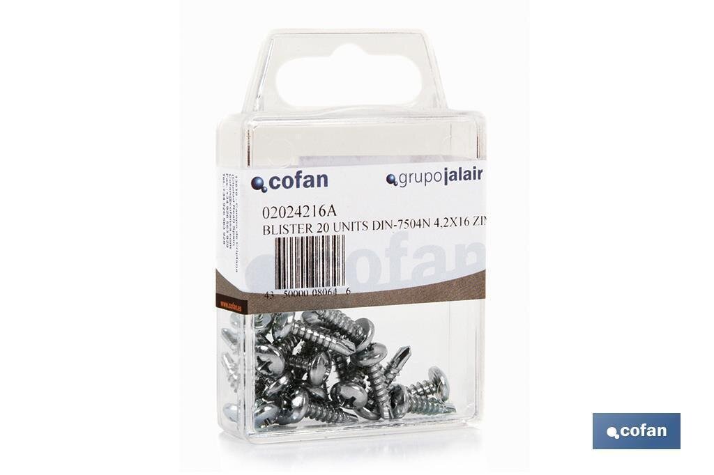 BL�STER DE 8 UDS. DIN-7504N 42X25 ZINC VENTA UNITARIA