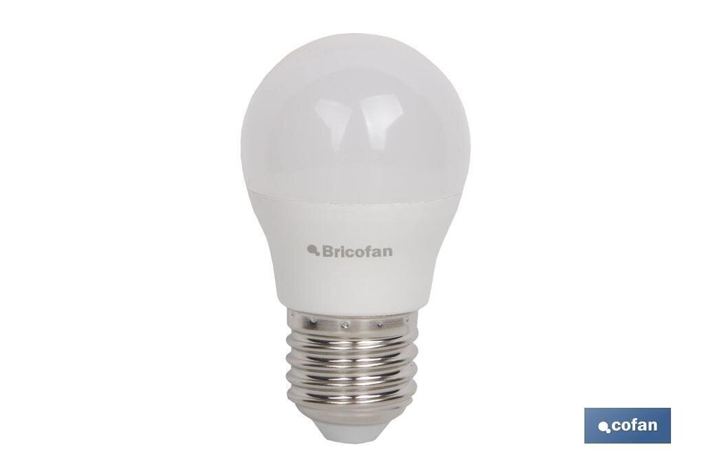 BOMBILLA LED 6W ESF�RICA E27 220� 470LM 6500K 6500K
