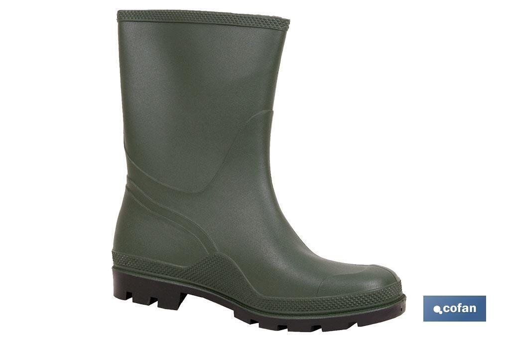 BOTA PVC VERDE MEDIA CA�A TALLA 42