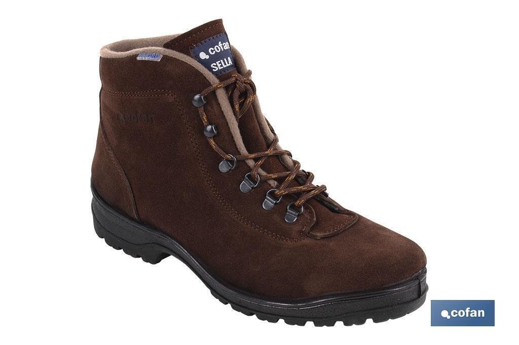 BOTA TREKKING MARR�N HIDR�FUGA MODELO SELLA T-48