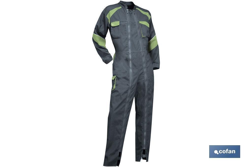 BUZO GRIS "ORGE" CON 2 CREMALLERAS PARA MUJER T-L