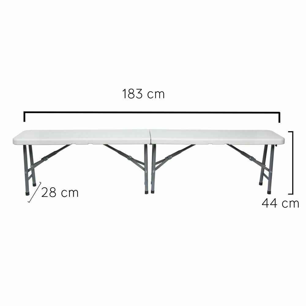Banco Plegable 183x28x43 cm.