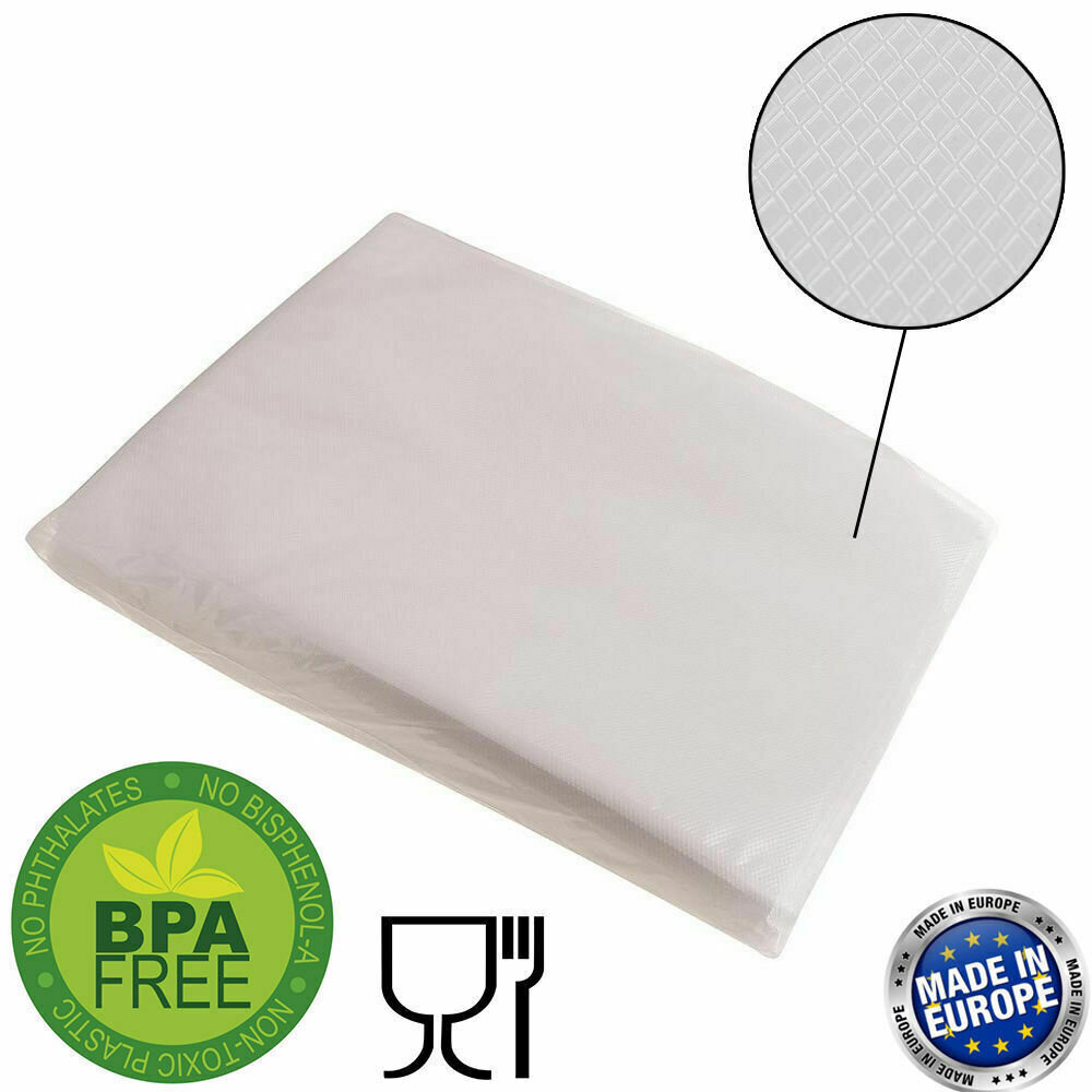 Bolsas Envasar Al Vac�o Gofrada 15x25 cm. (Paquete De 100 unidades)