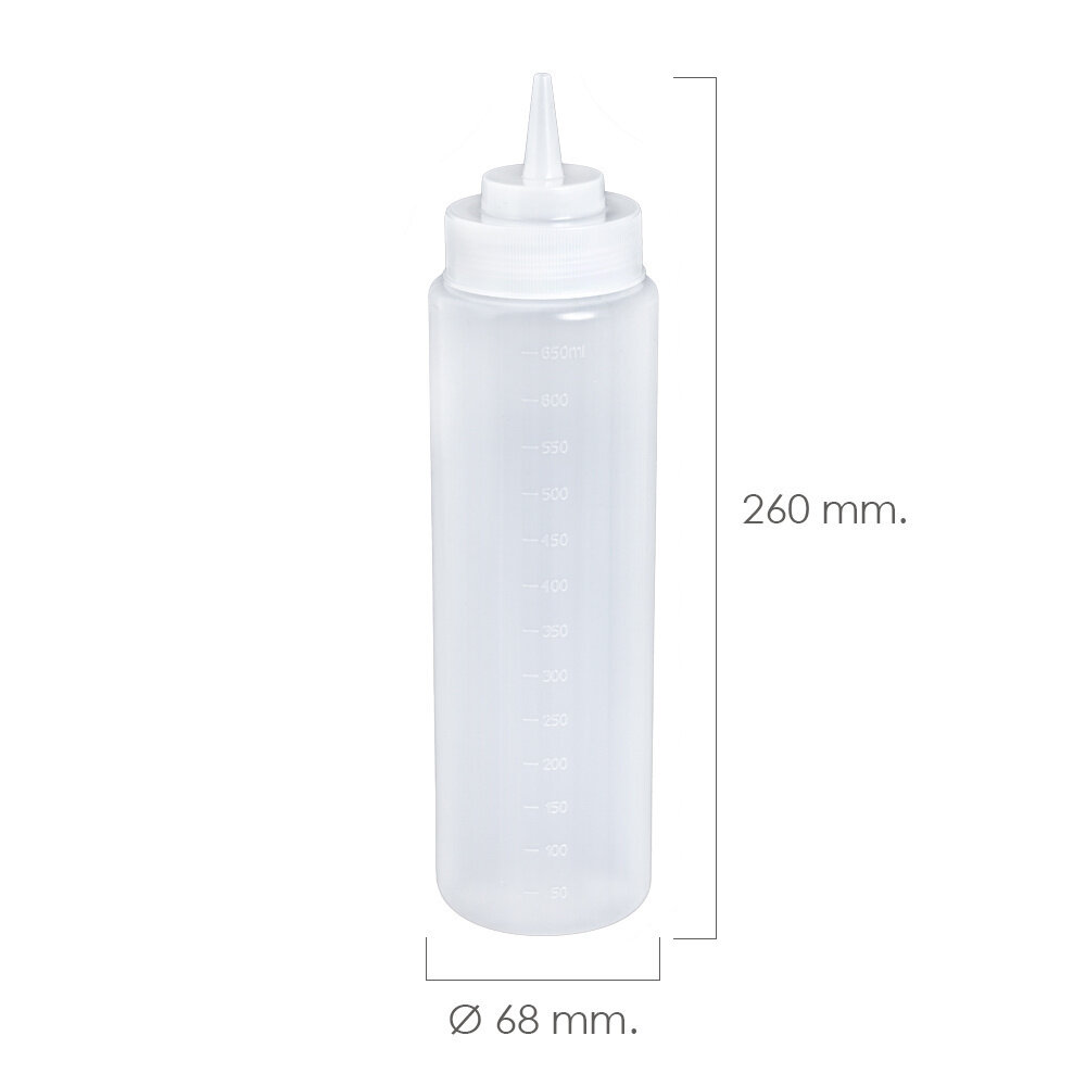 Botella Biberon Cocina Pl�stico 700 Ml.
