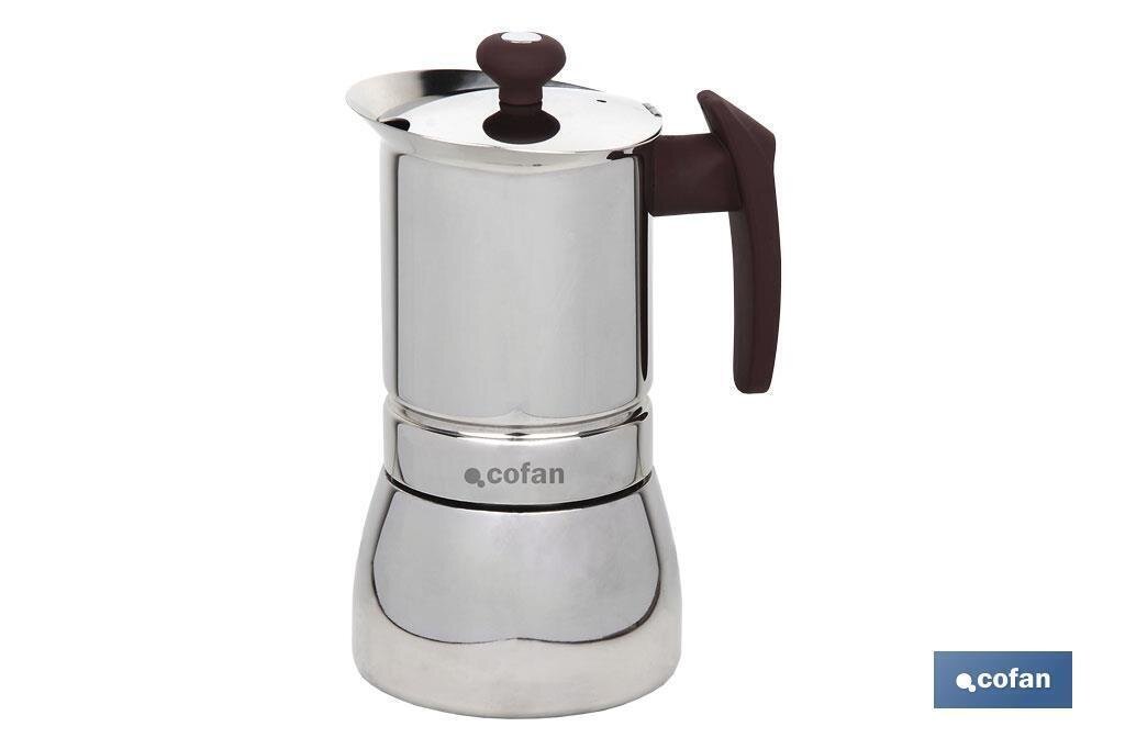 CAFETERA CONSTANZA 6 TAZAS ACERO INOX
