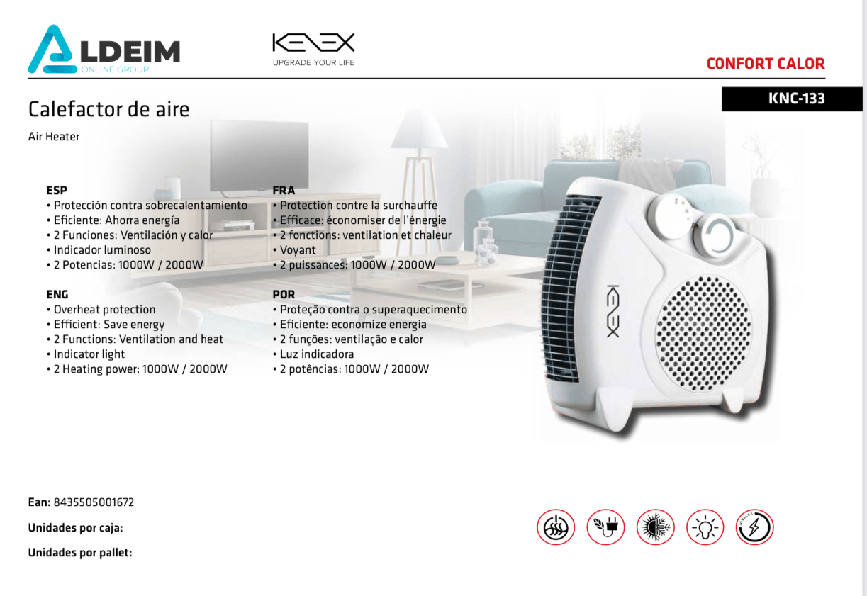 CALEFACTOR KNC133