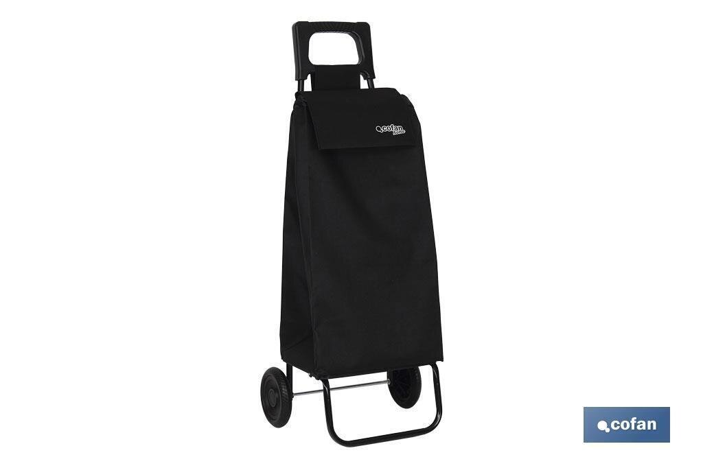 CARRO COMPRA 45L POLIESTER 2 R MODELO LUGLIO NEGRO