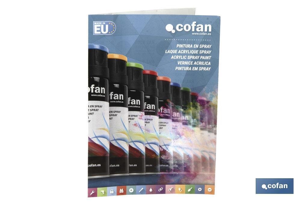 CARTA COLORES RAAL PINTURA ACR�LICA SPRAY