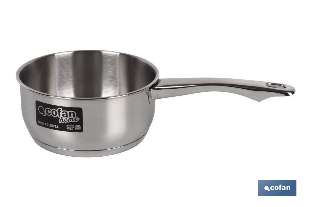 CAZO  MANGO INOX INDU.2.6L "MODELO POLENTA"  �200 MM