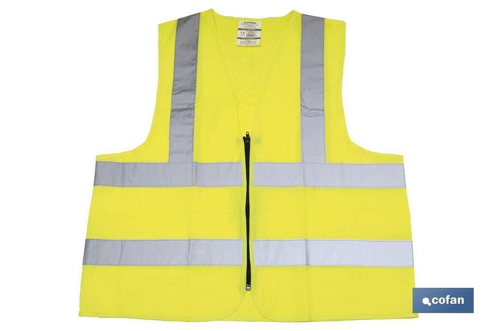 CHALECO AMARILLO CON CREMALLERA T-M