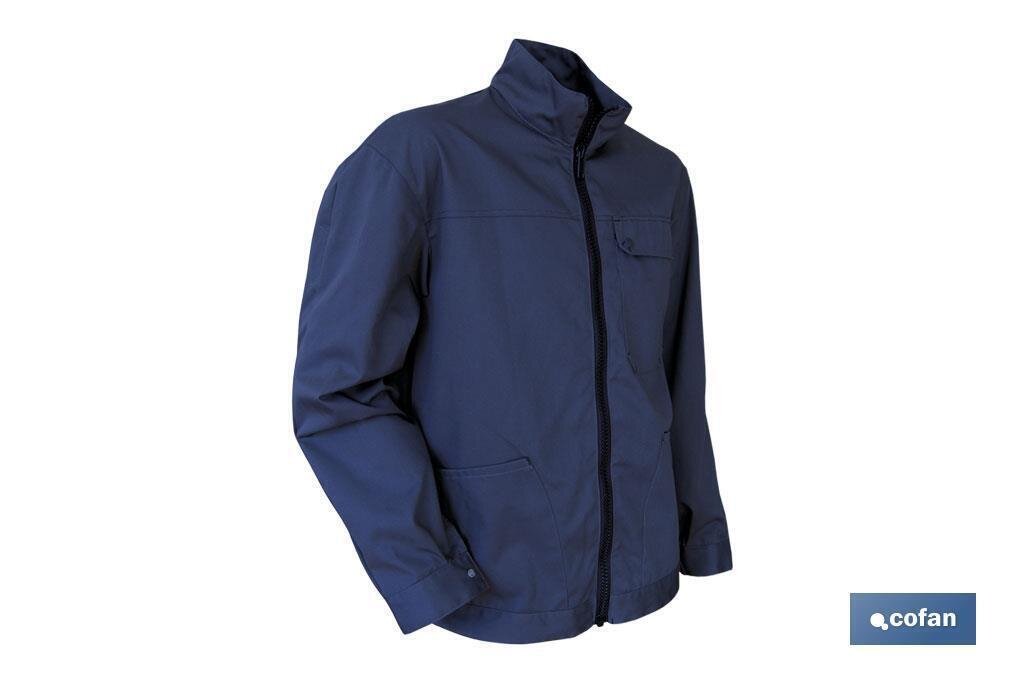 CHAQUETA TRABAJO "WANKEE" 245gms/m AZUL MARINO T-L