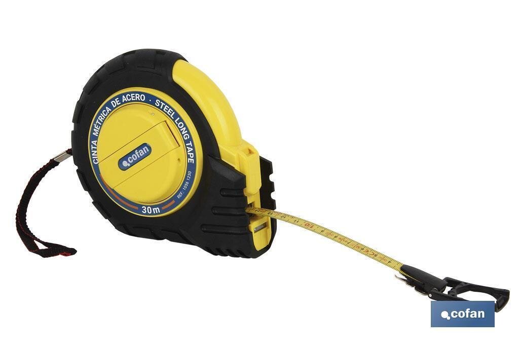 CINTA M�TRICA ACERO RECUBR. NYLON  30 Mts