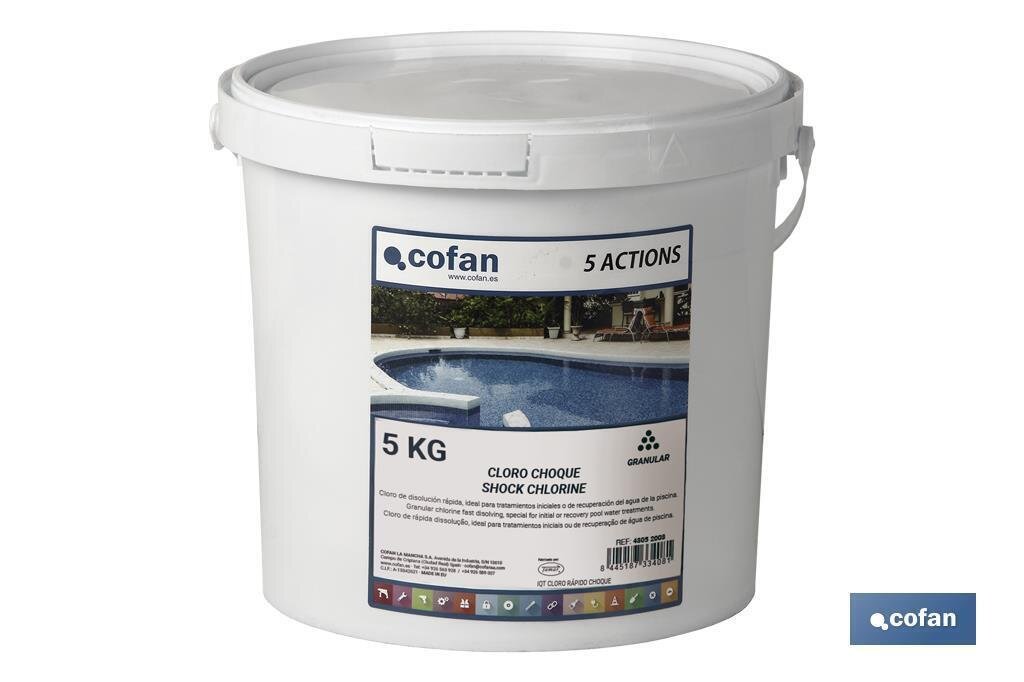CLORO CHOQUE 5 KG COFAN