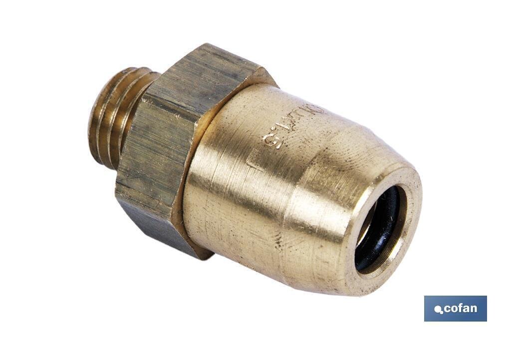 CONECTOR "R" TUBO 12X1,5-ROSCA 22X1,5