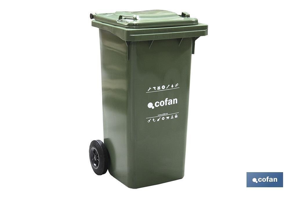 CONTENEDOR 2 RUEDAS 120LT COLOR AZUL