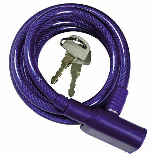 Cable Bicicleta Con llave   8 mm.  x 60 cm.