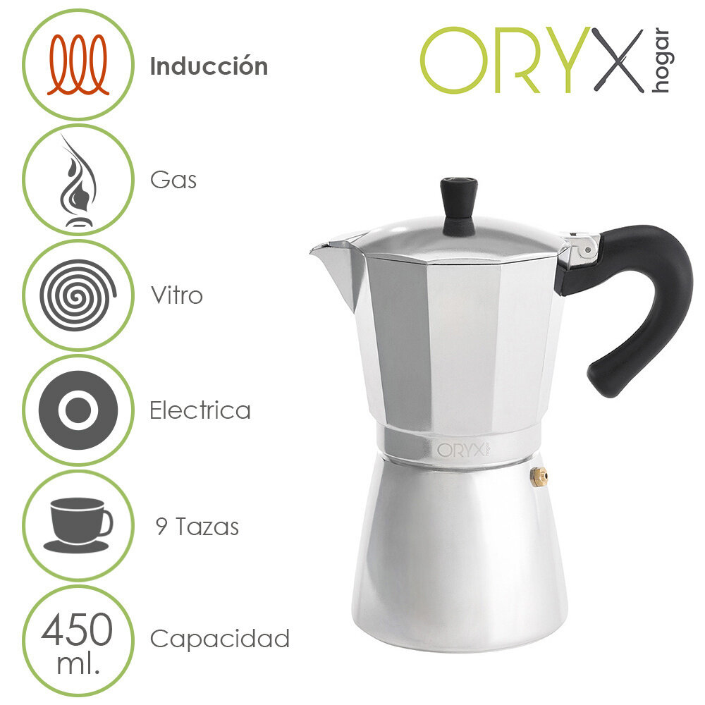 Cafetera Inducci�n Aluminio 9 Tazas (450 Ml.)