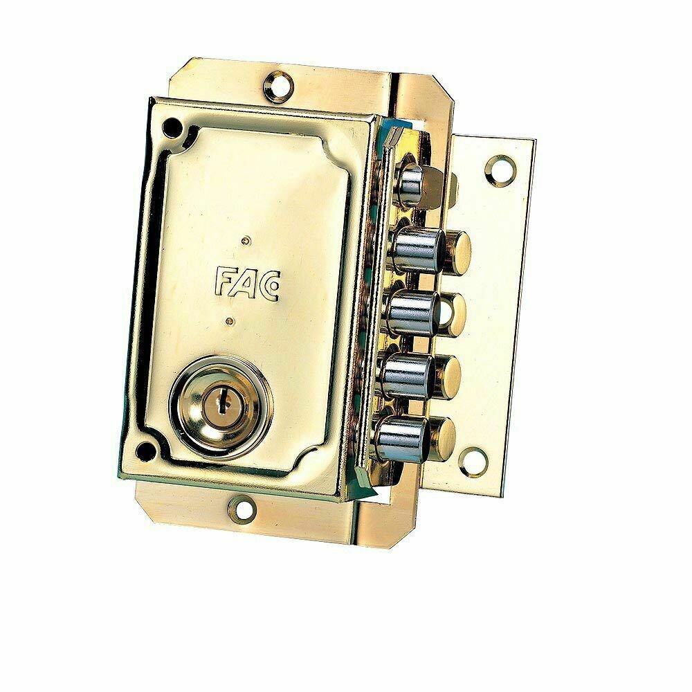 Cerradura Fac S 90/c Dorada Derecha