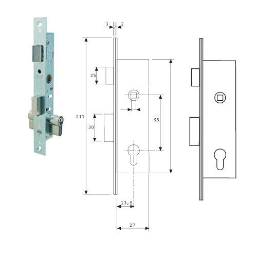 Cerradura Tesa 2200-hz/15