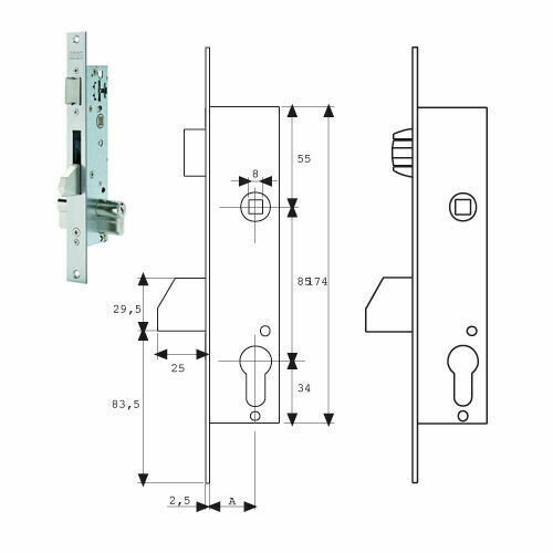 Cerradura Tesa 2216/20/3ai
