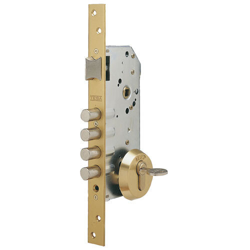 Cerradura Tesa Seguridad R100b566 Cromo