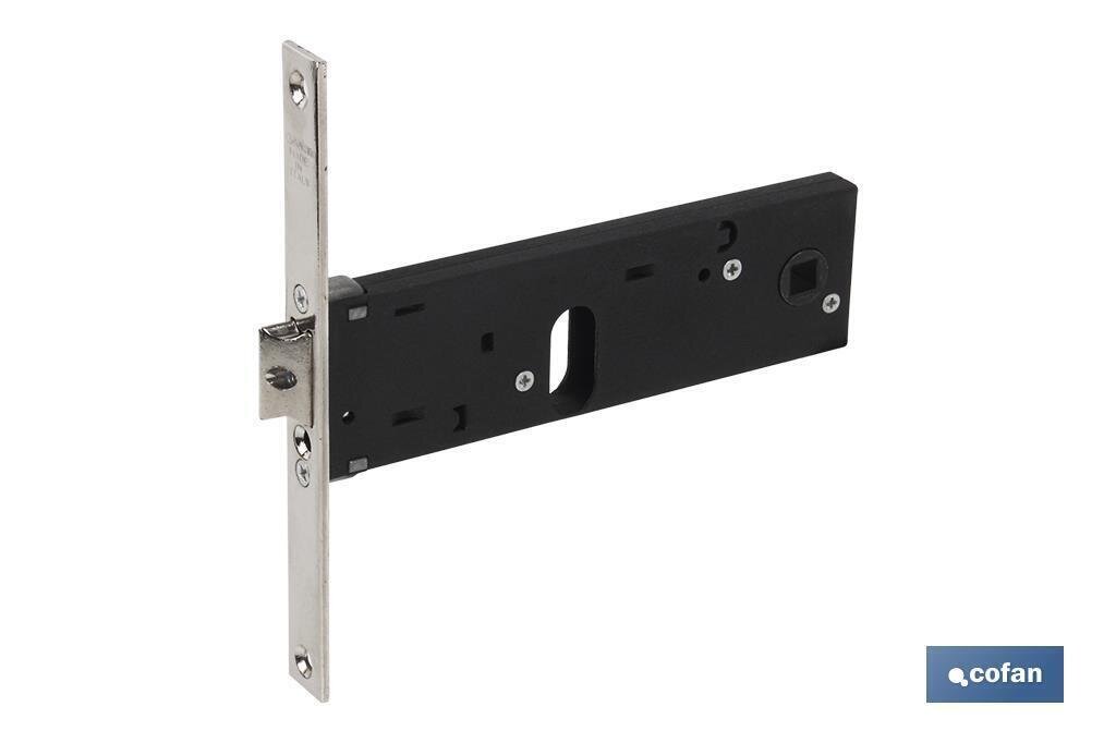 Cerradura z�calo oval E70 F16- N�quel (P/Metal)