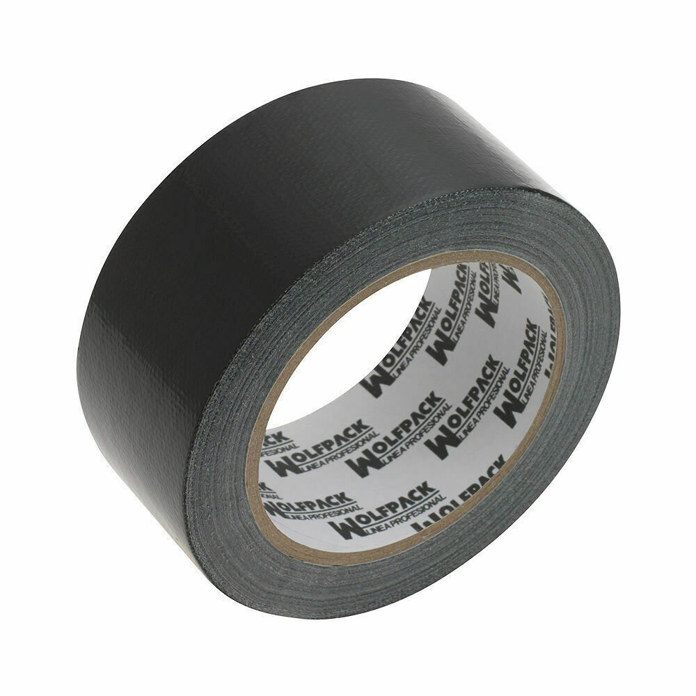Cinta Americana "Muscle" Negro 48 mm. x 25 m.