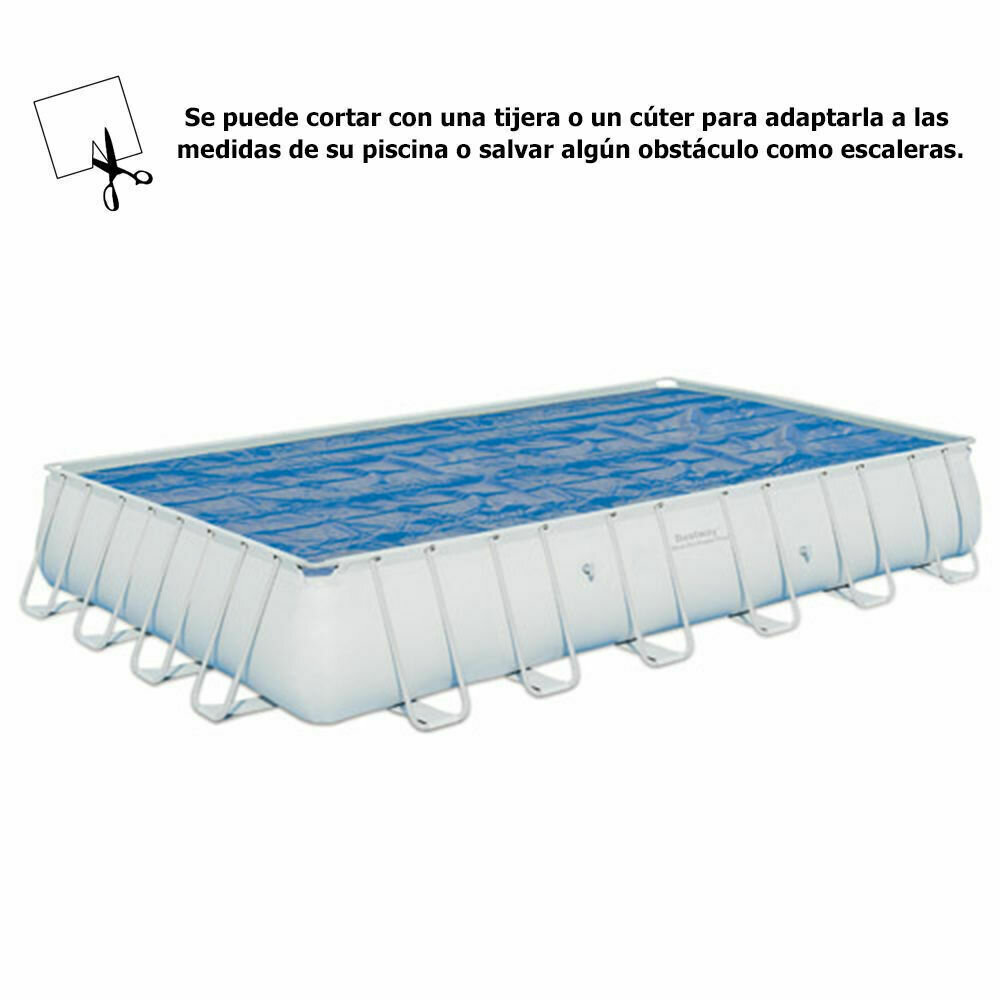 Cobertor Solar Para Piscina Rectangular 732x366 cm.