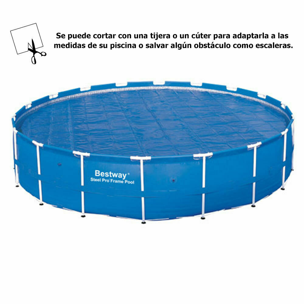 Cobertor Solar Para Piscinas Estructura Metálica  549 cm.