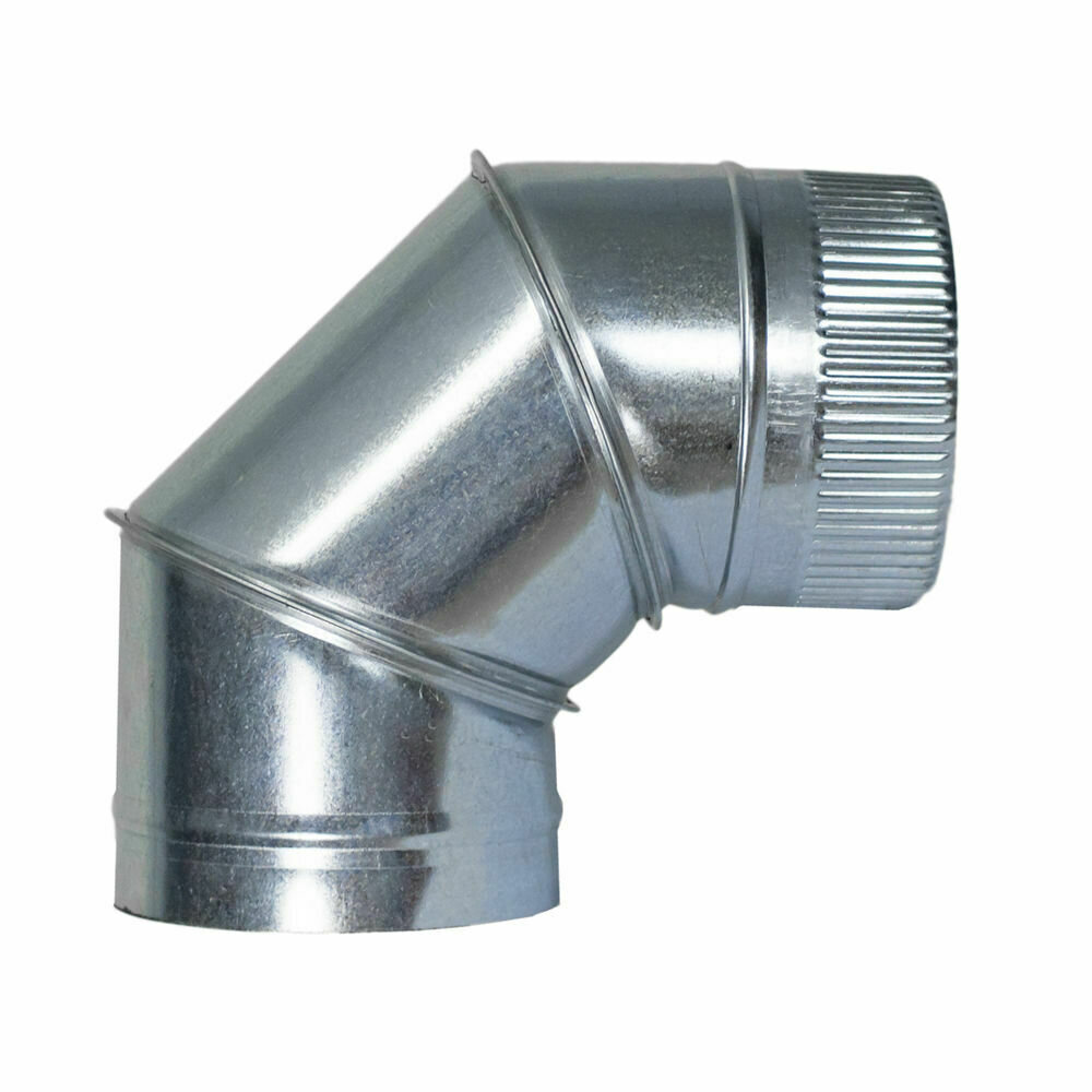 Codo Estufa Galvanizado de  250 mm. 45� (0,8 mm.)